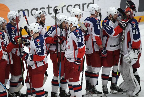 Хоккей. КХЛ. Матч "Динамо" (Москва) – ЦСКА