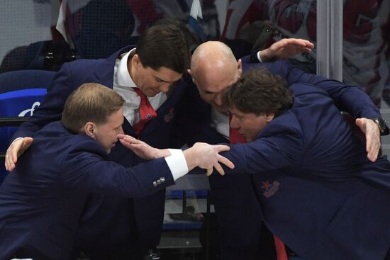 Хоккей. КХЛ. Матч "Динамо" (Москва) – ЦСКА