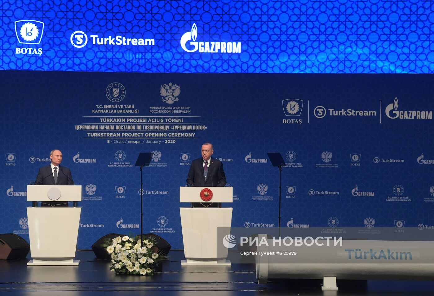 Рабочий визит президента РФ В. Путина в Турецкую Республику