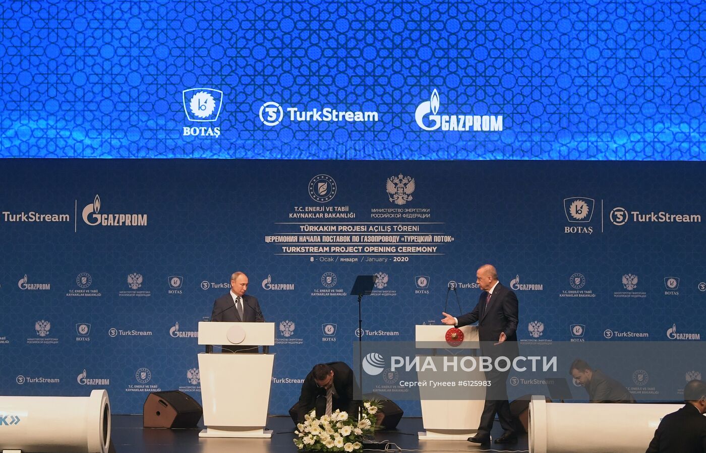 Рабочий визит президента РФ В. Путина в Турецкую Республику