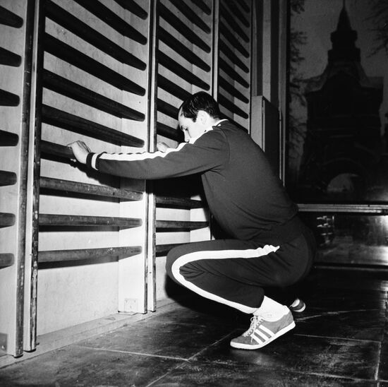 Советский легкоатлет Валерий Брумель