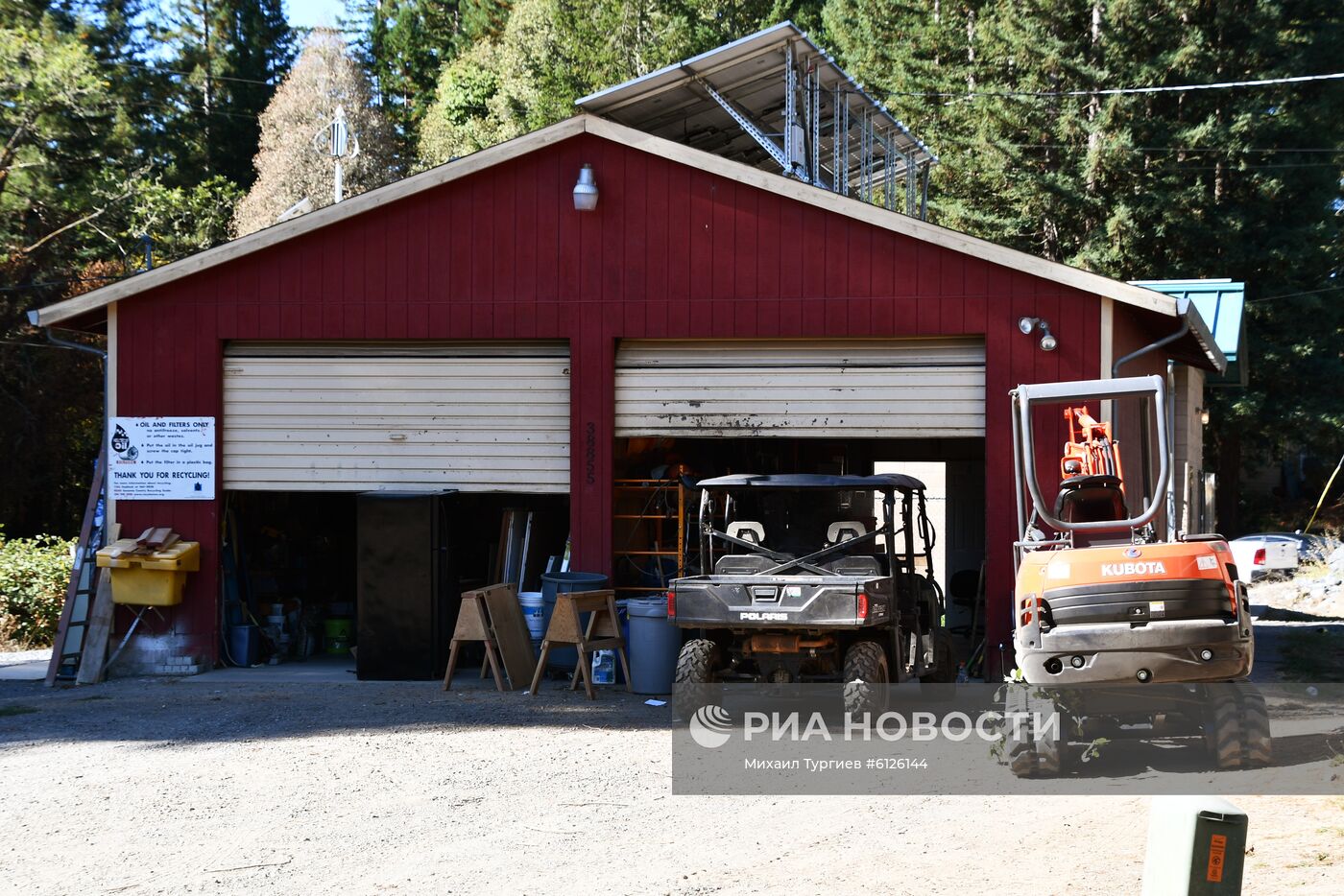 Резервация индейцев кашая Стюартс-пойнт в Калифорнии