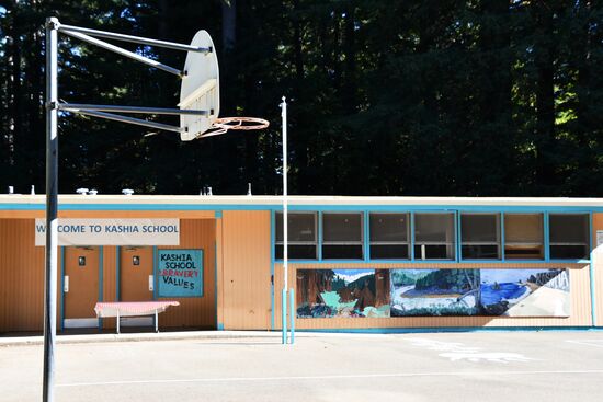 Резервация индейцев кашая Стюартс-пойнт в Калифорнии