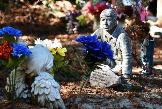 Резервация индейцев кашая Стюартс-пойнт в Калифорнии