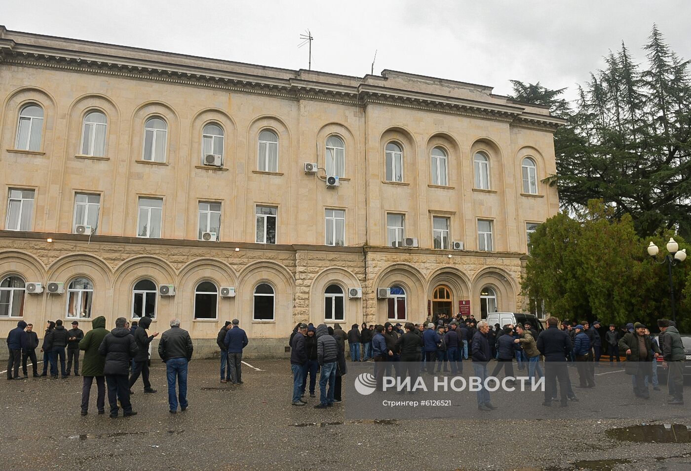 Акция протеста в Абхазии