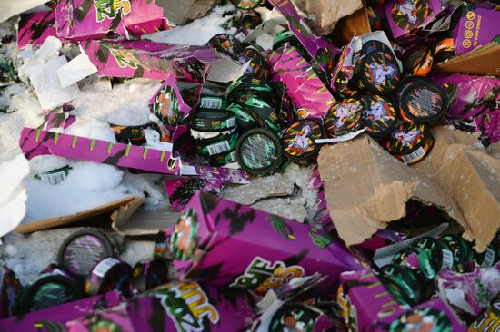 Утилизация снюсов в Свердловской области