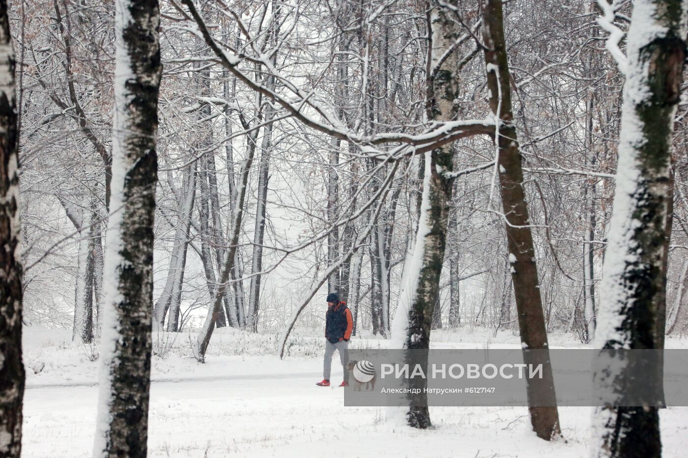 Снег в Москве