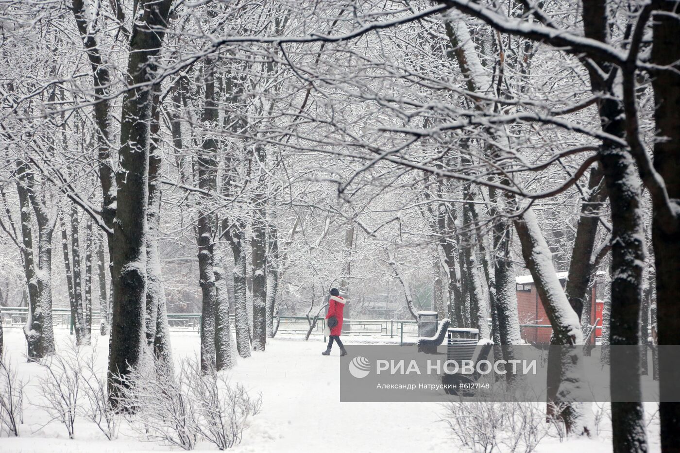 Снег в Москве