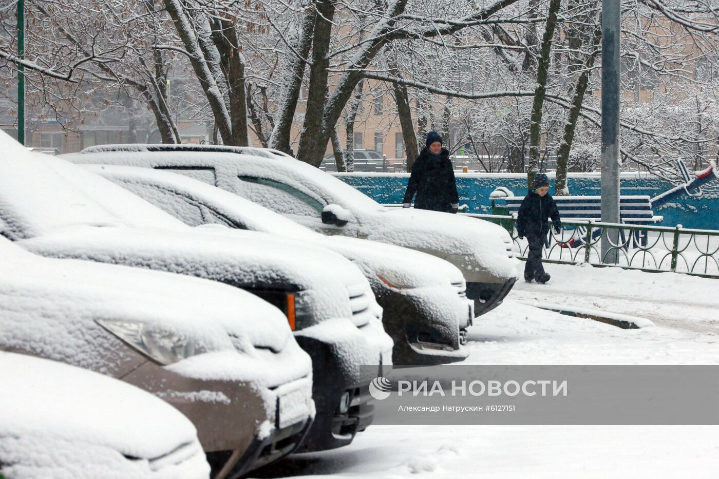 Снег в Москве