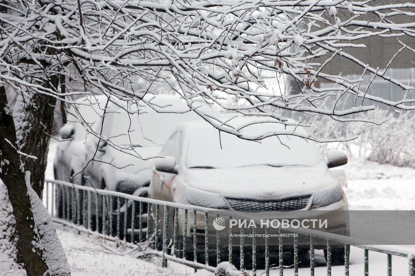 Снег в Москве