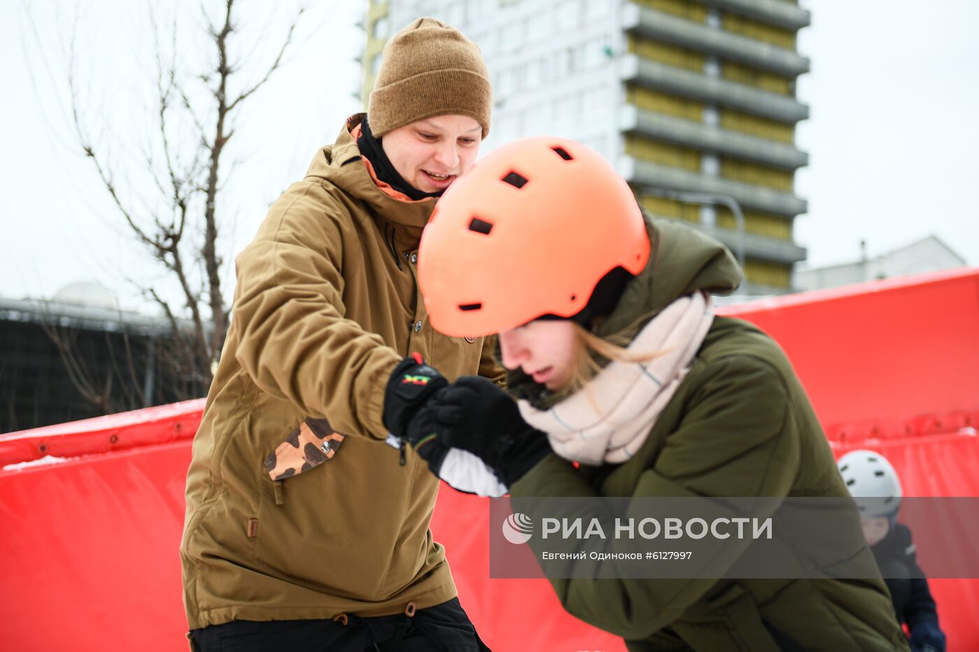 Сноуборд-парк на Новом Арбате