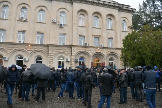 Ситуация в Сухуме после протестов