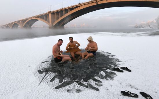Клуб зимнего плавания в Красноярске