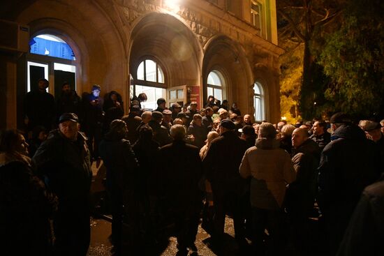 Ситуация в Сухуме после протестов