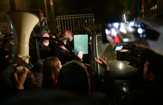 Ситуация в Сухуме после протестов