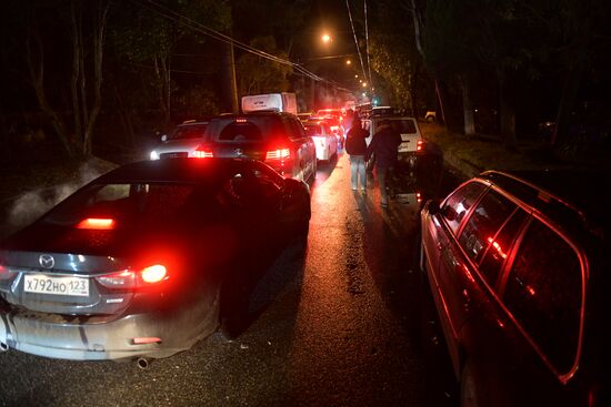 Акция протеста в Абхазии