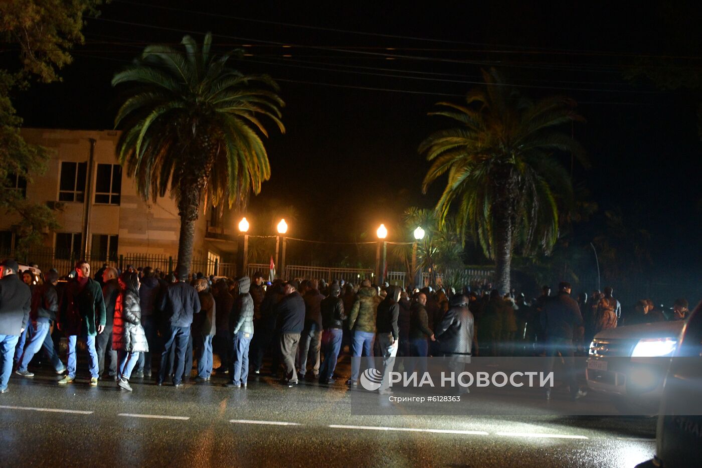 Акция протеста в Абхазии