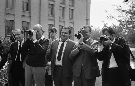 Торжественное открытие финской сауны на территории стадиона "Динамо" в Москве