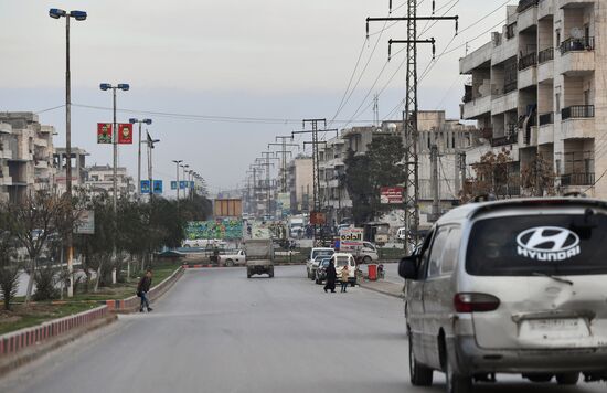 Город Манбидж в Сирии