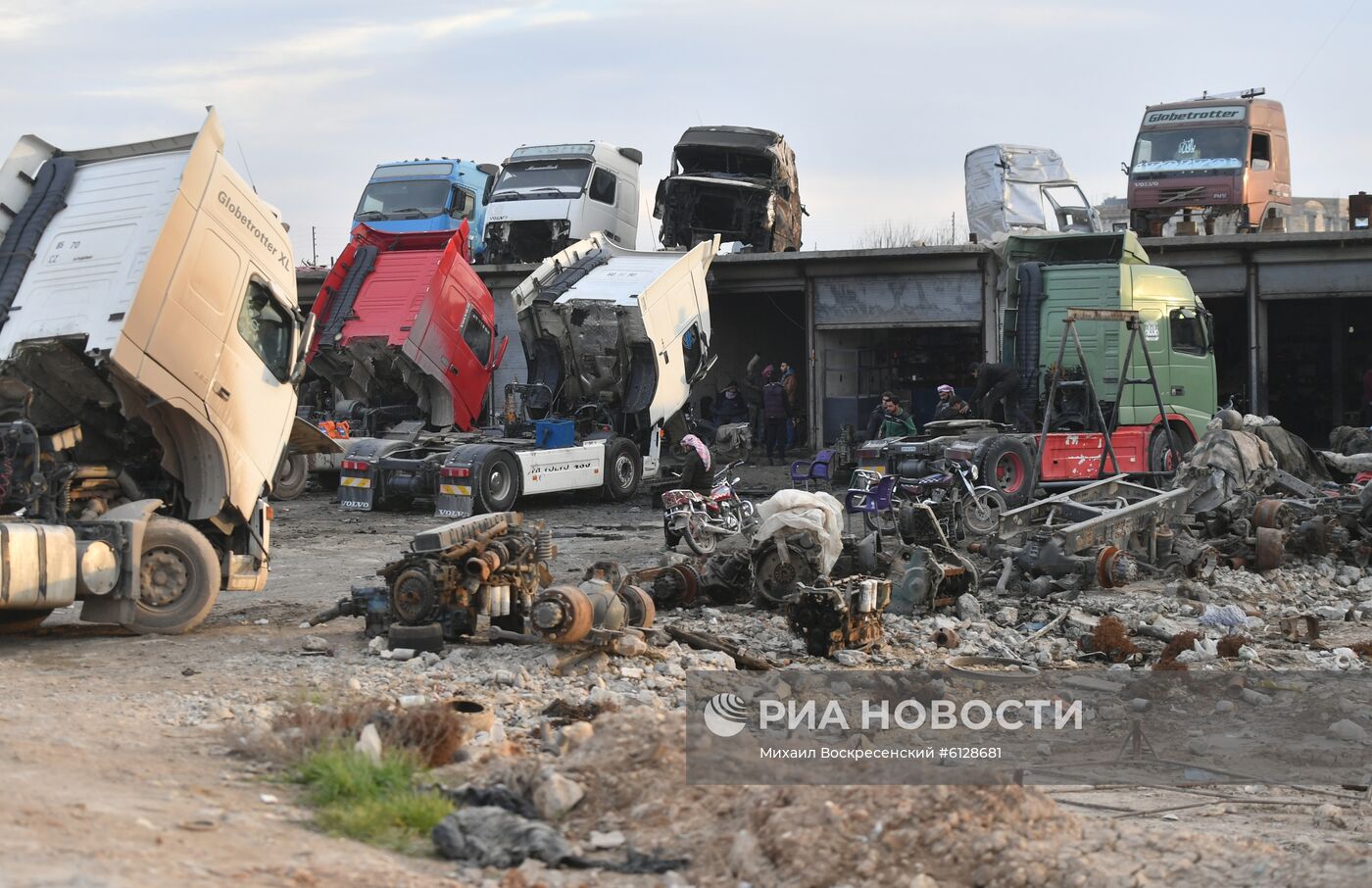 Город Манбидж в Сирии