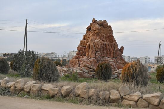 Город Манбидж в Сирии