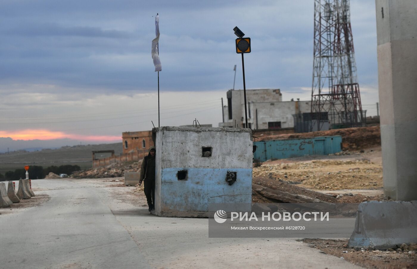 Город Манбидж в Сирии