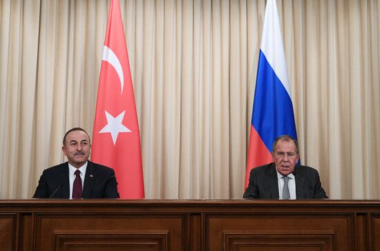 Встреча глав МИД и Минобороны России и Турции