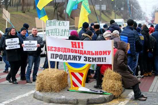 Акция в Киеве против земельной реформы