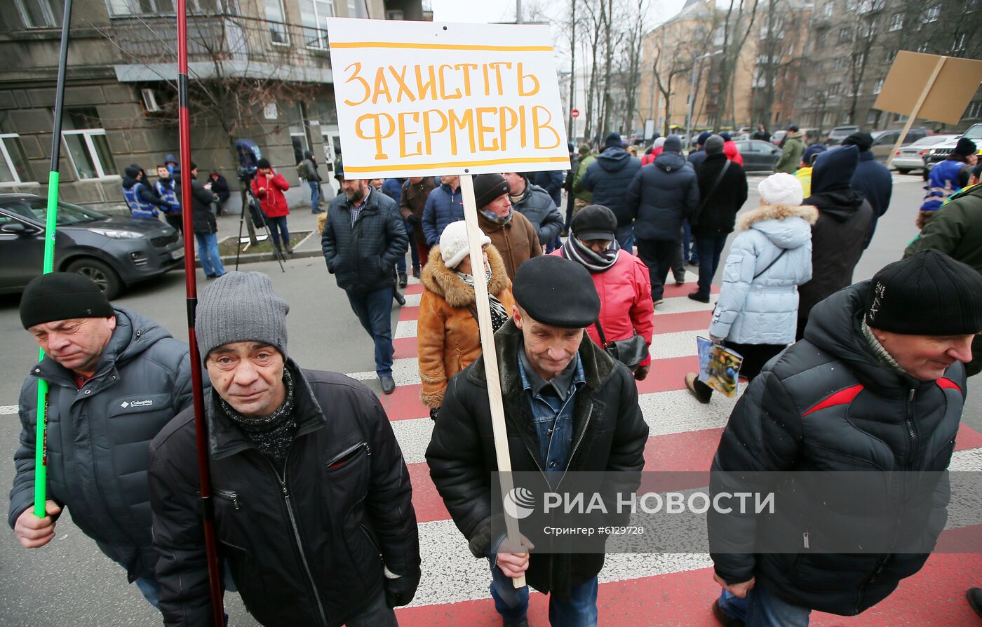 Акция в Киеве против земельной реформы