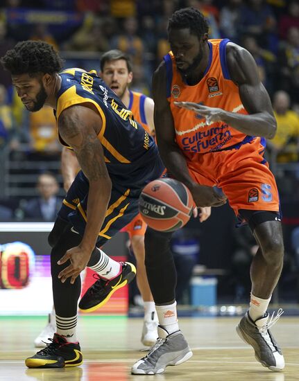 Баскетбол. Евролига. Матч "Химки" - "Валенсия"