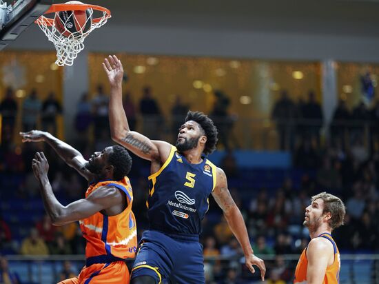 Баскетбол. Евролига. Матч "Химки" - "Валенсия"