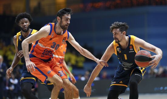 Баскетбол. Евролига. Матч "Химки" - "Валенсия"