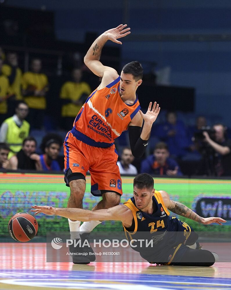 Баскетбол. Евролига. Матч "Химки" - "Валенсия"