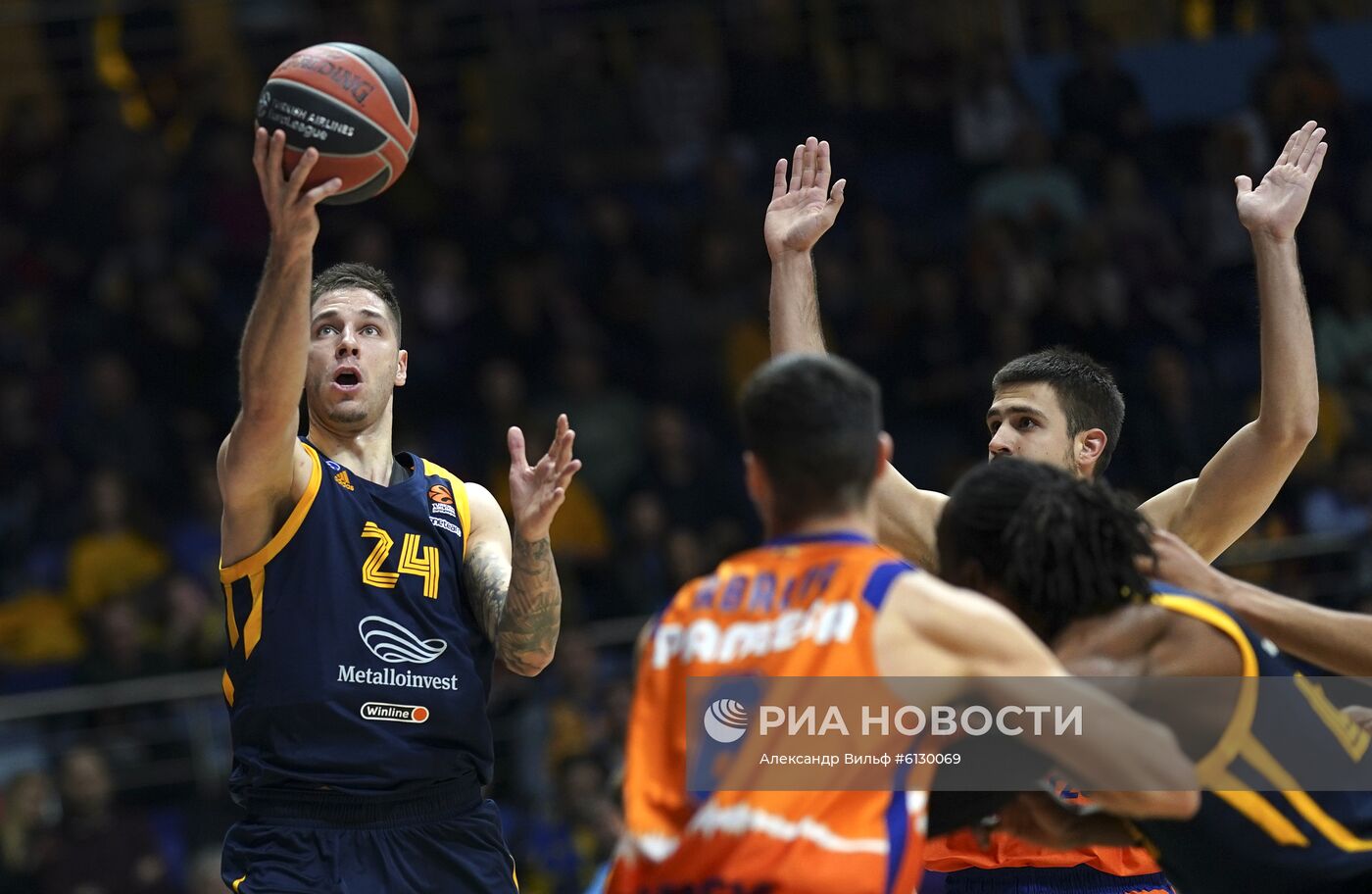 Баскетбол. Евролига. Матч "Химки" - "Валенсия"
