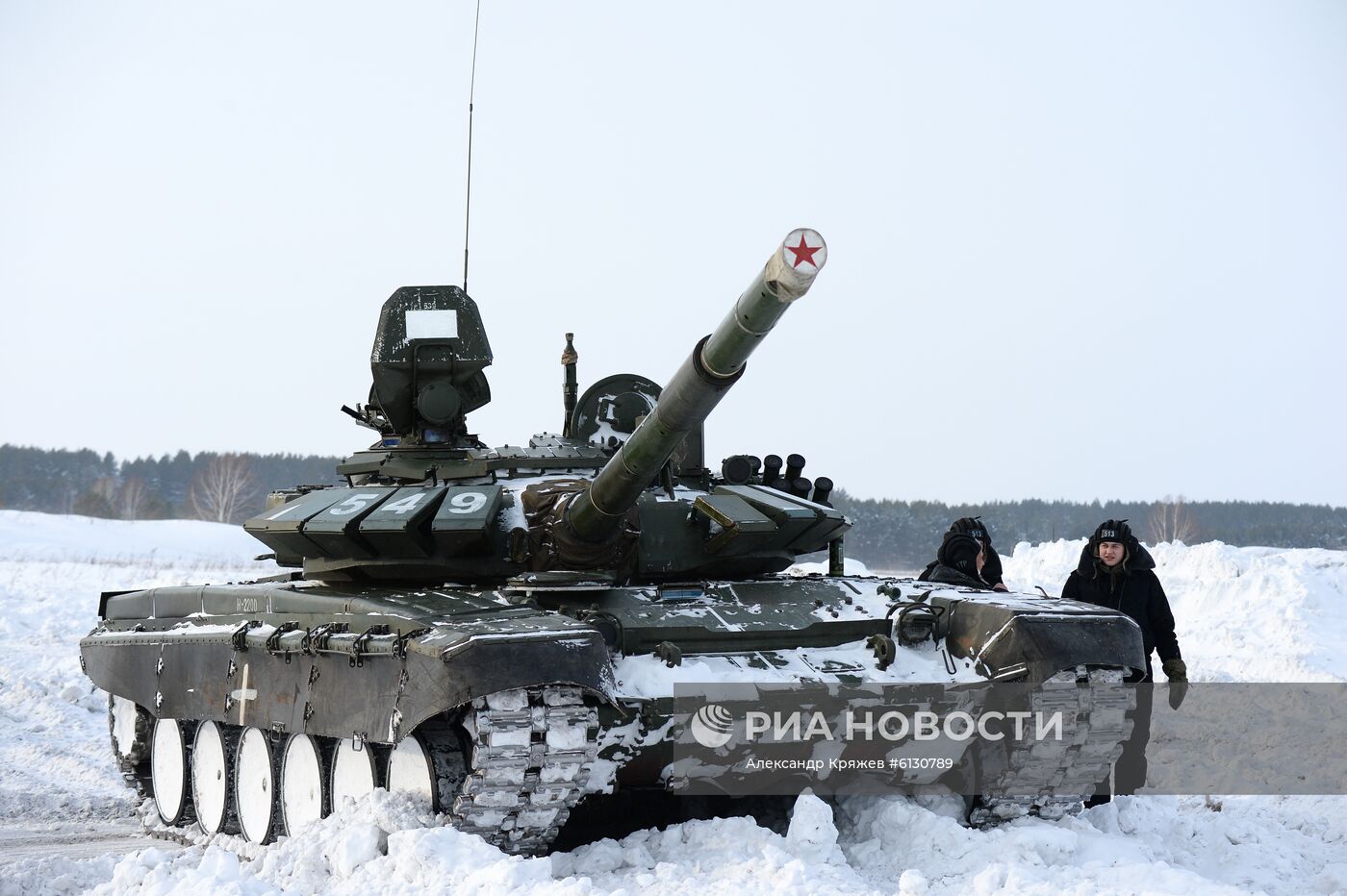 Лыжная подготовка военнослужащих в Кемеровской области 