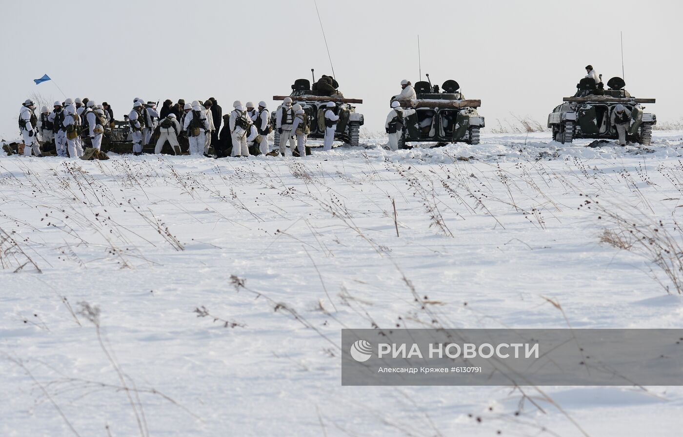 Лыжная подготовка военнослужащих в Кемеровской области 