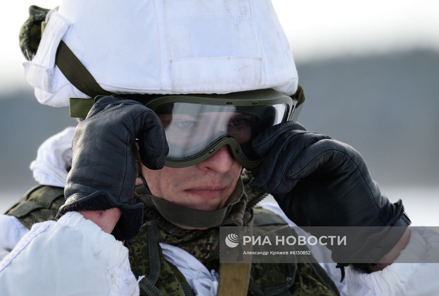 Лыжная подготовка военнослужащих в Кемеровской области 