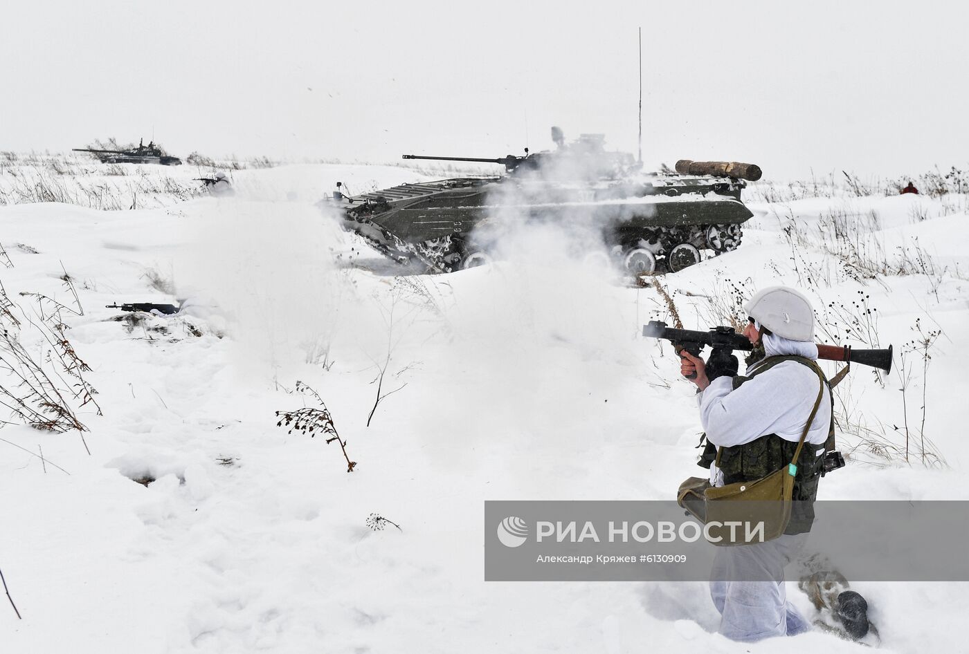 Лыжная подготовка военнослужащих в Кемеровской области 