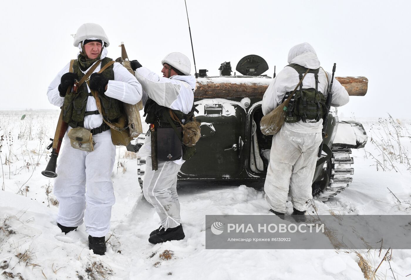 Лыжная подготовка военнослужащих в Кемеровской области 