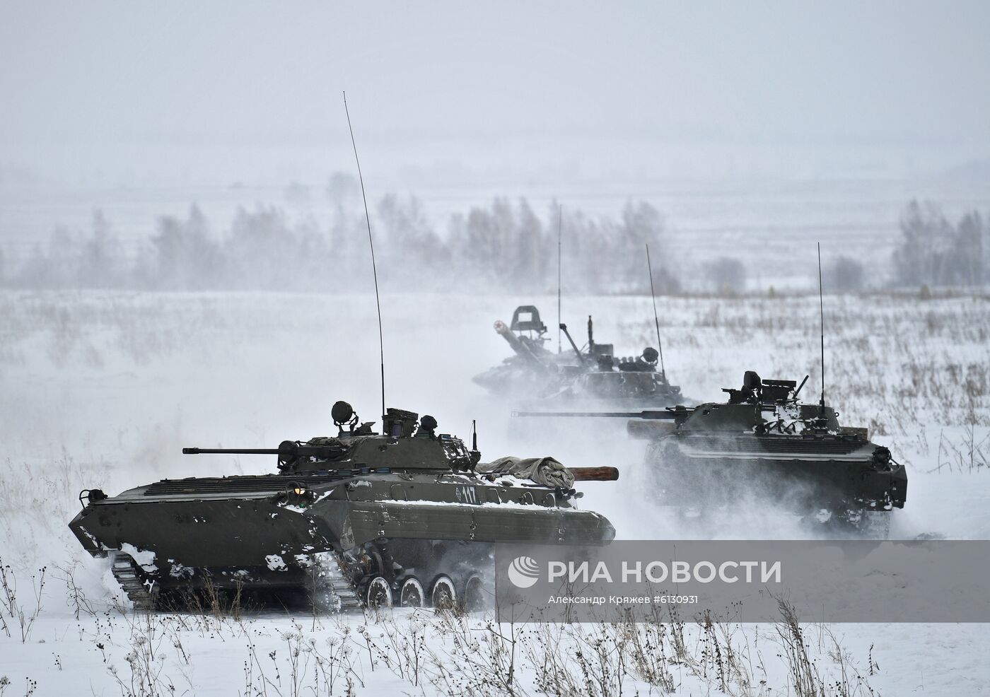 Лыжная подготовка военнослужащих в Кемеровской области 