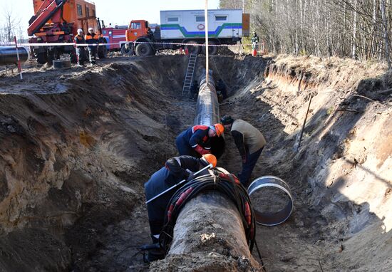 Нефтепровод "Дружба" в Гомельской области