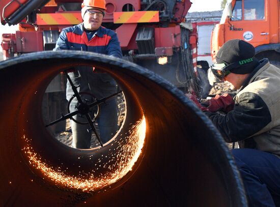 Нефтепровод "Дружба" в Гомельской области