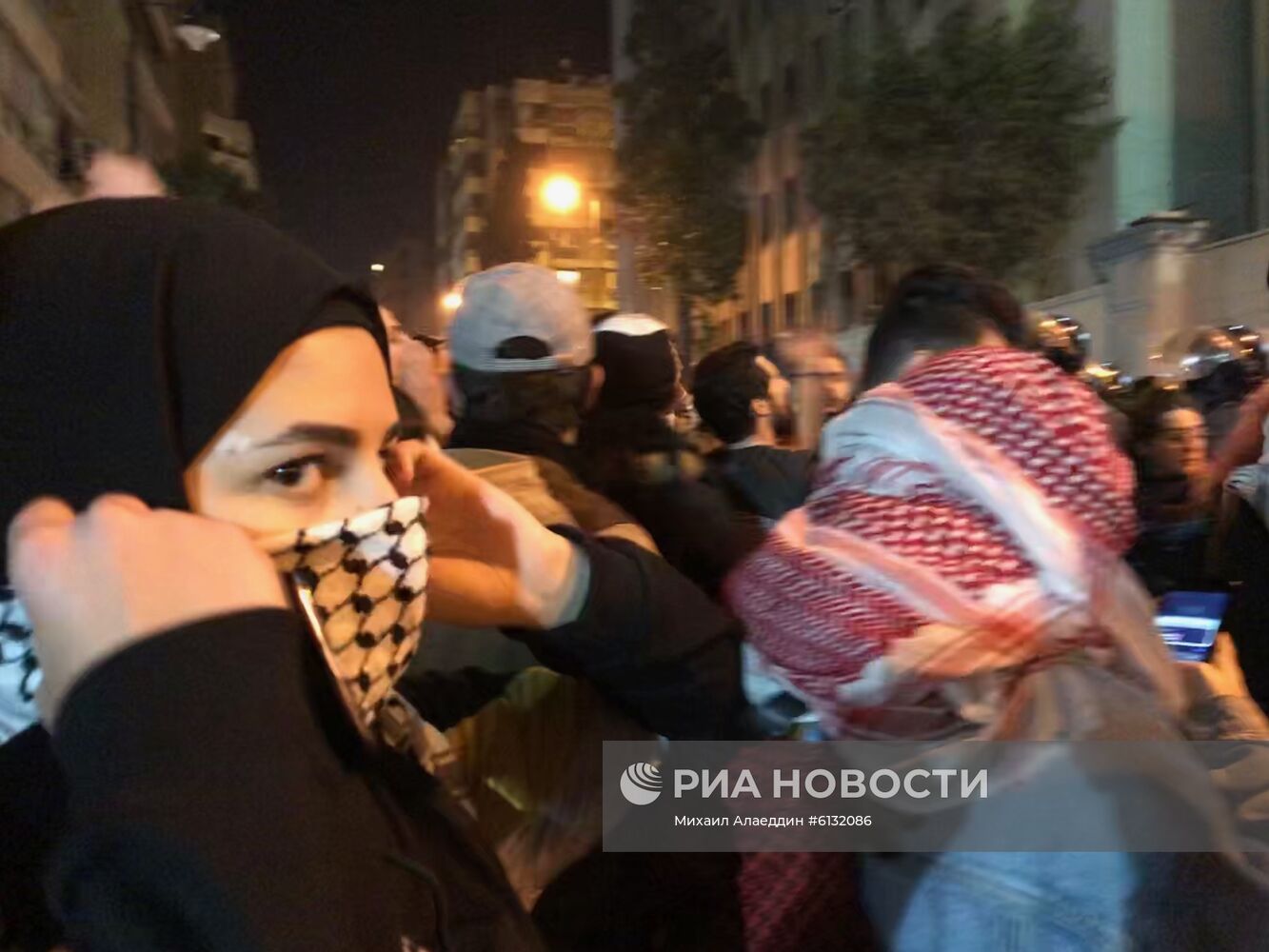 Протестные акции в Бейруте