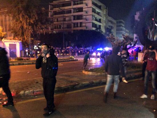 Протестные акции в Бейруте