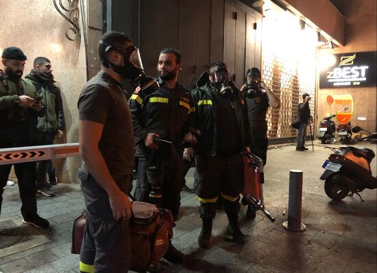 Протестные акции в Бейруте