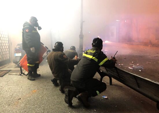 Протестные акции в Бейруте