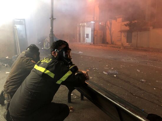 Протестные акции в Бейруте