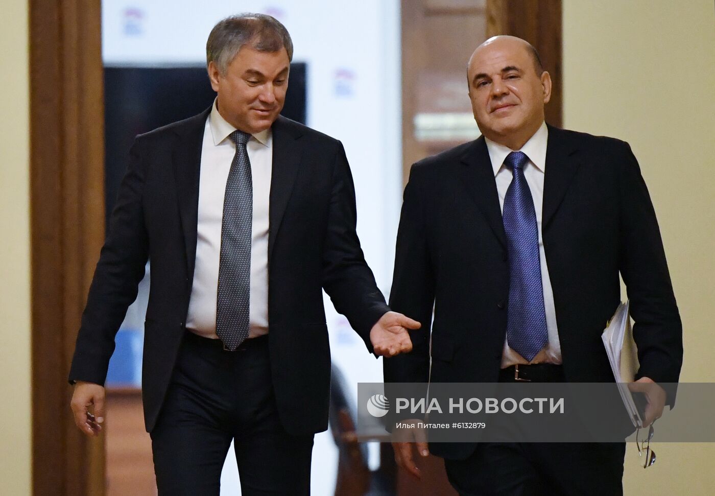 Кандидат на пост премьер-министра РФ М. Мишустин встретился с фракцией "Единая Россия" в Госдуме