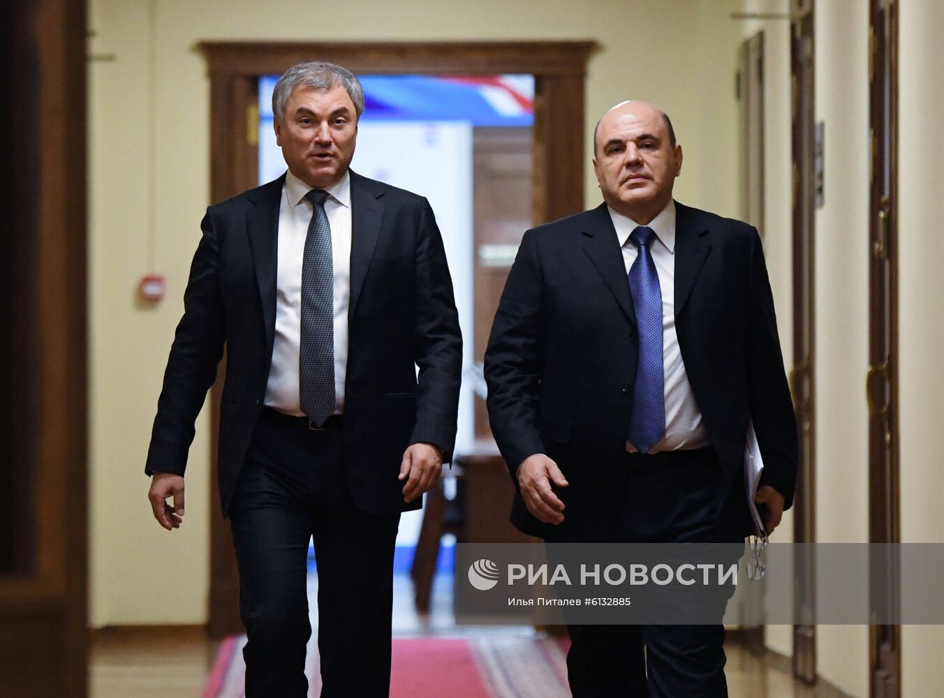 Кандидат на пост премьер-министра РФ М. Мишустин встретился с фракцией "Единая Россия" в Госдуме