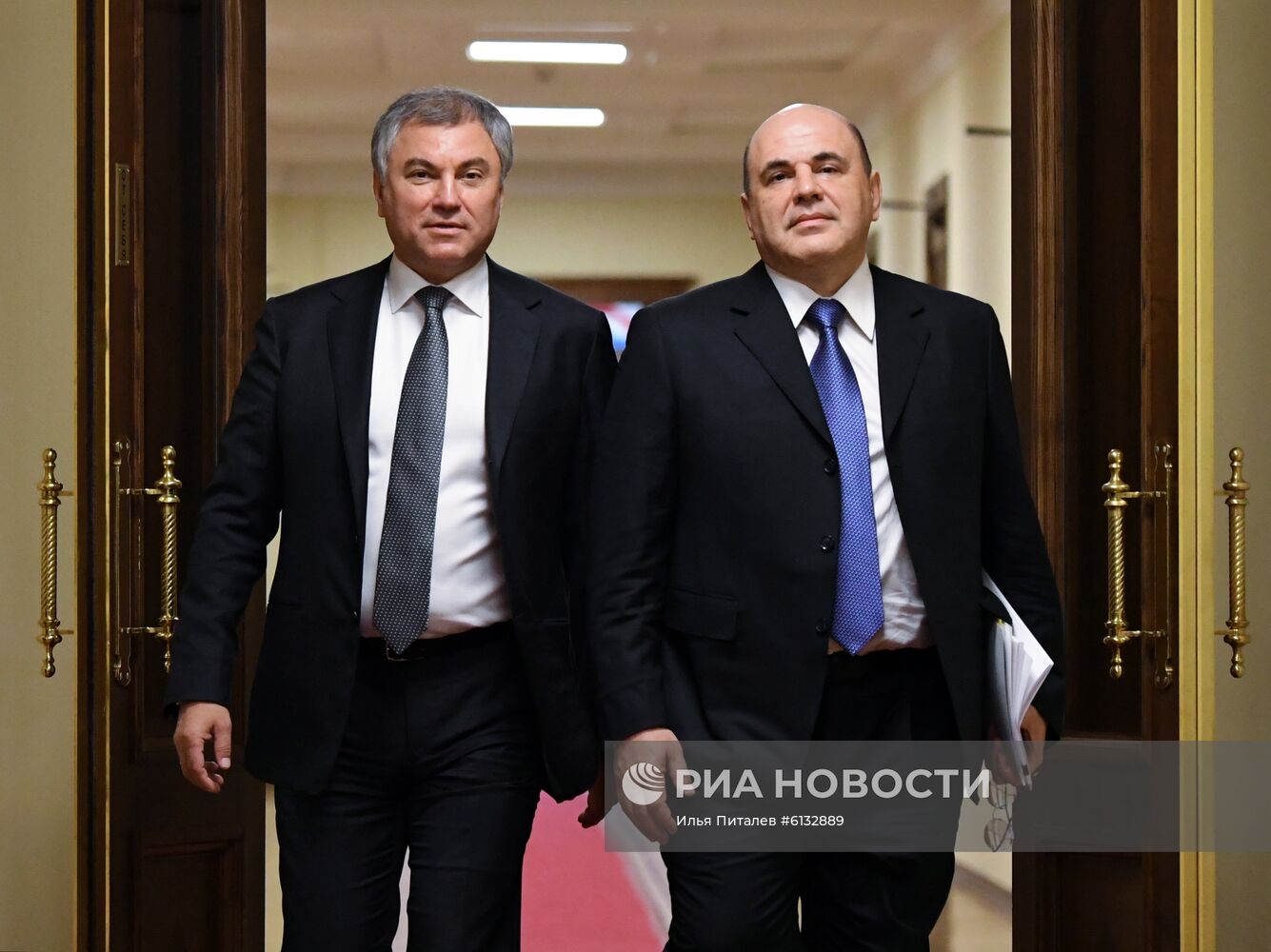 Кандидат на пост премьер-министра РФ М. Мишустин встретился с фракцией "Единая Россия" в Госдуме